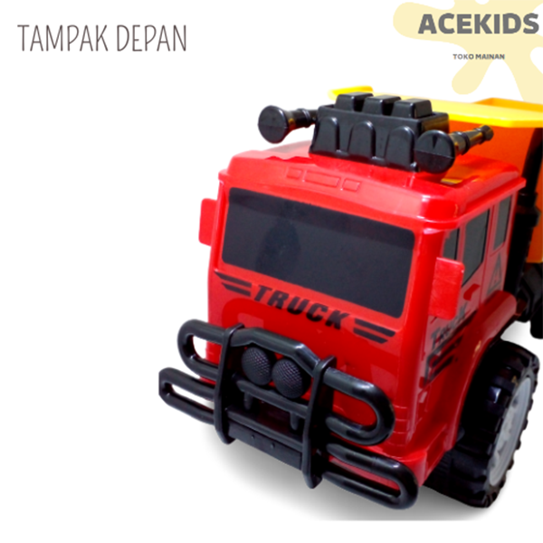 Truck Dump Angkut Sampah atau Truk Sampah Mainan Anak Murah - AK15 - 2