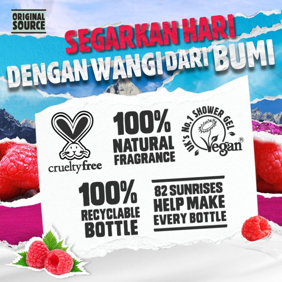 FREE Paper Seed - Original Source Body Mist Vanilla & Raspberry 100ml X2 - 4