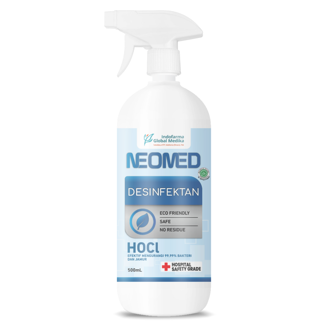 Neomed Disinfektan Non Alkohol HOCl Spray 500ml/ Pembersih Desinfektan - 1