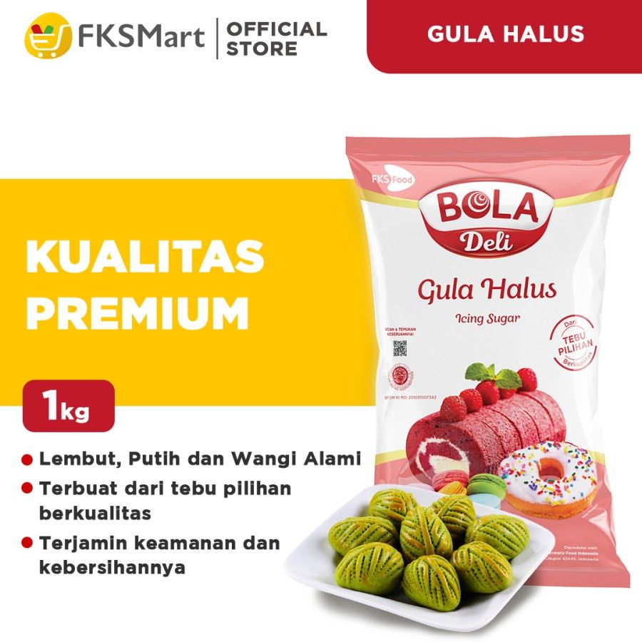 Bola Deli Gula Halus 1 Kg - 1