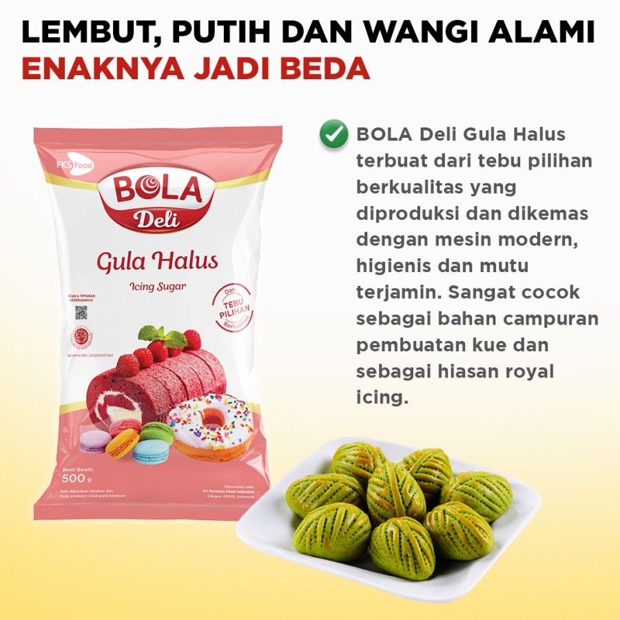 Bola Deli Gula Halus 1 Kg - 2