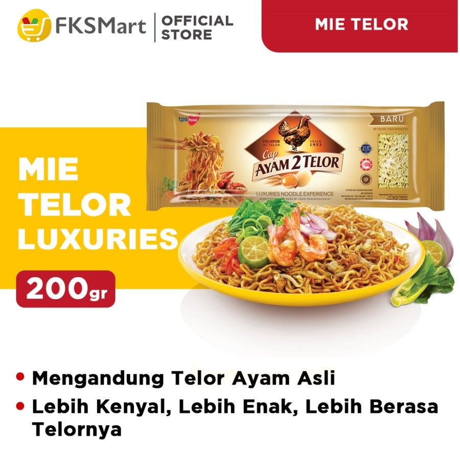 Ayam 2 Telor Mi Telor Luxury 200 gr - 1
