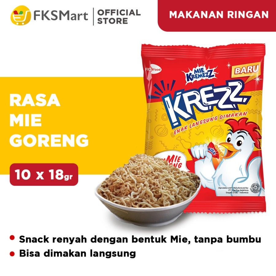 Mie Kremezz "Krezz" Mie Goreng 10 pcs - 1