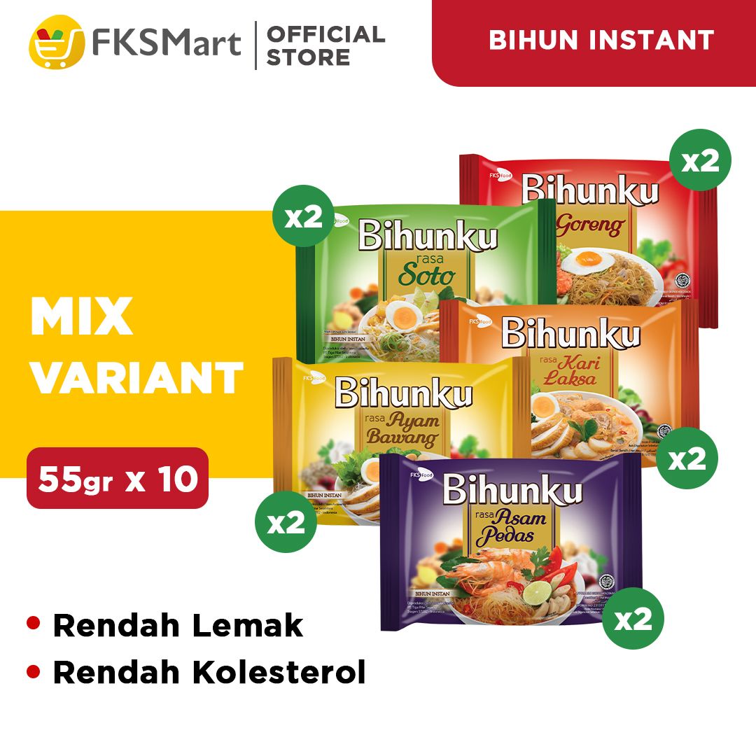 Bihunku Mix Variant Paket Isi 10 - 1