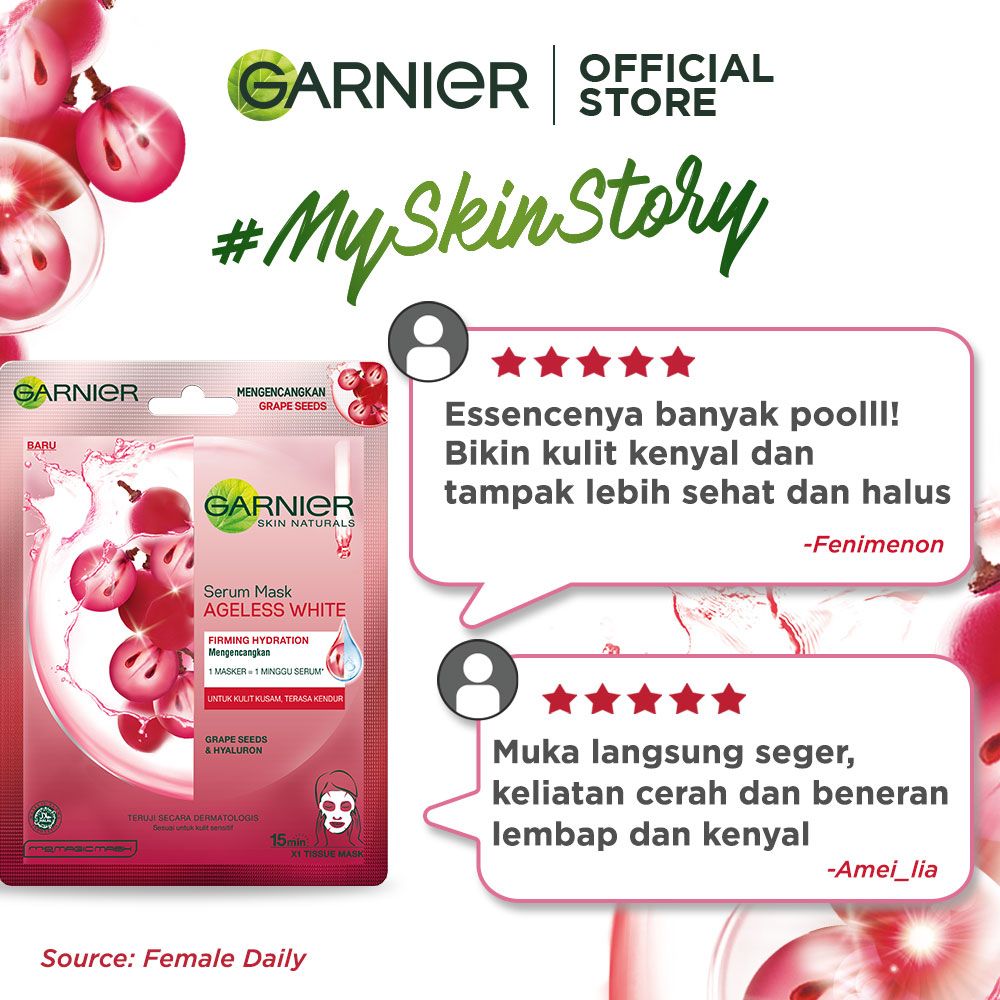 Garnier Serum Mask Hydrabomb Grape Buy 5 Free 5 - 2