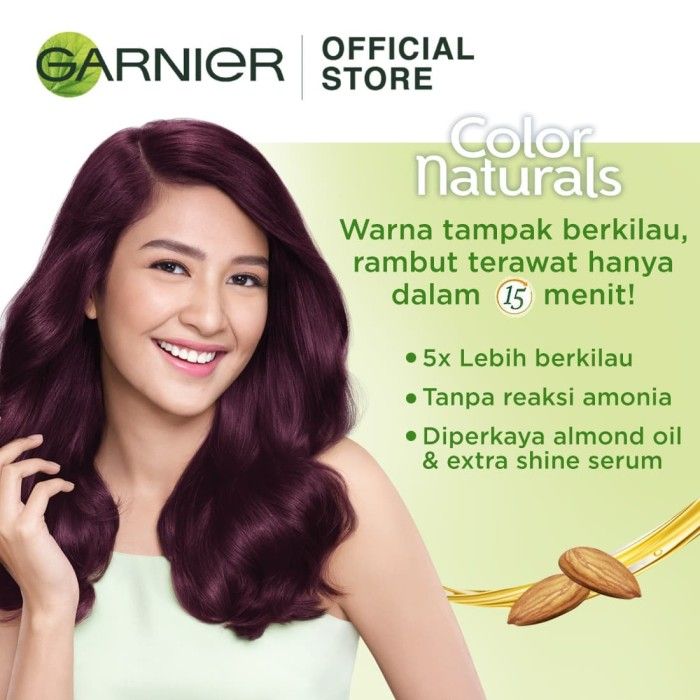 Garnier Color Natural Express Cream Burgundy Red Sachet pack of 3 - 2
