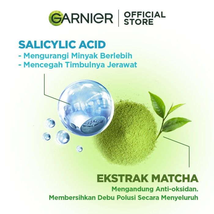 Garnier Pure Active Matcha Foam 100ml Twinpack - 2