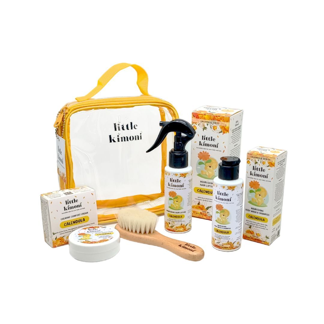 Newborn baby Gift Set 5in1 - Hampers kado lahiran bayi Little Kimoni - 1
