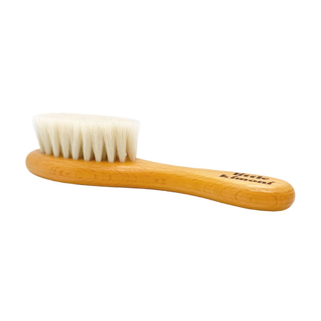 Sisir Kayu Sikat Rambut Bayi Premium Soft Bristle Little Kimoni - 2