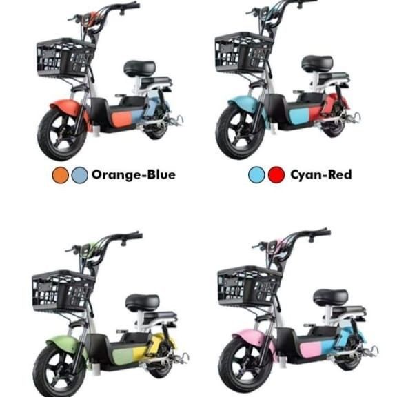 Sepeda Listrik Greentech GT Stylish Moped Electric Bike Garansi SNI - 5