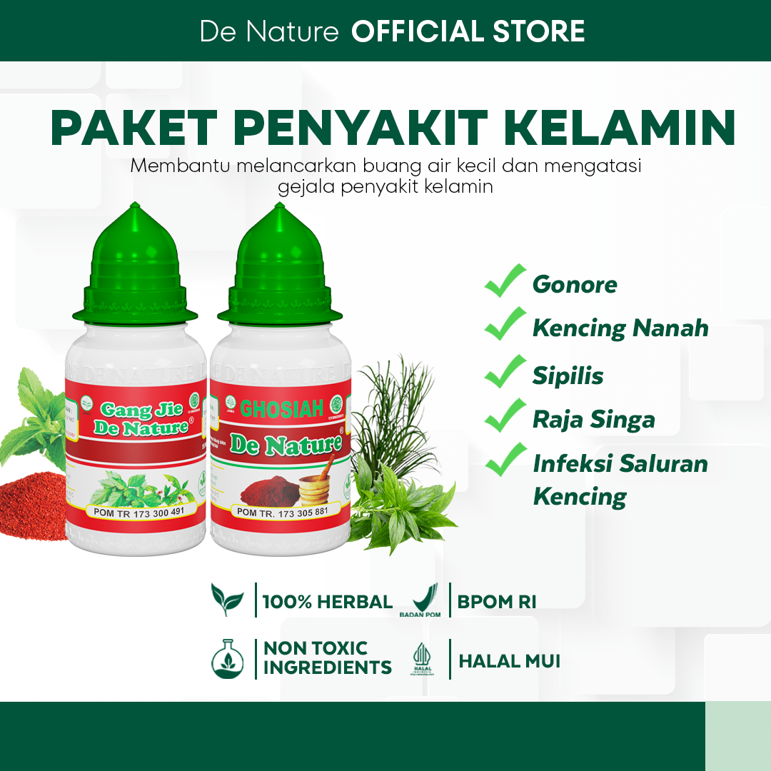Gangjie Ghosiah Obat Sipilis Kencing Nanah Gonore Herbal De Nature - 5