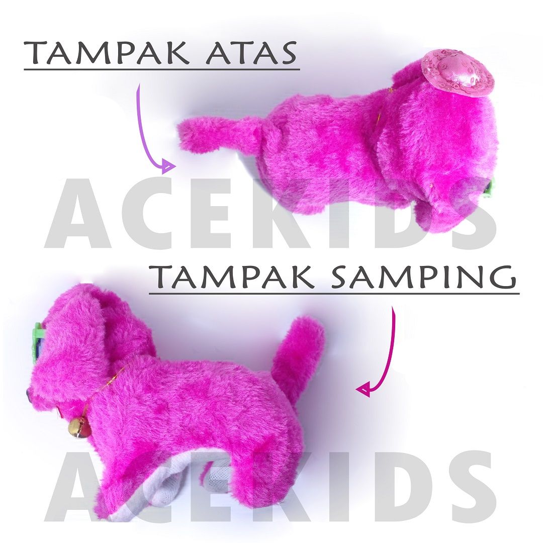 Mainan Anak Perempuan Boneka Anjing Fluffy Dog Murah Original - YQ35 - 2