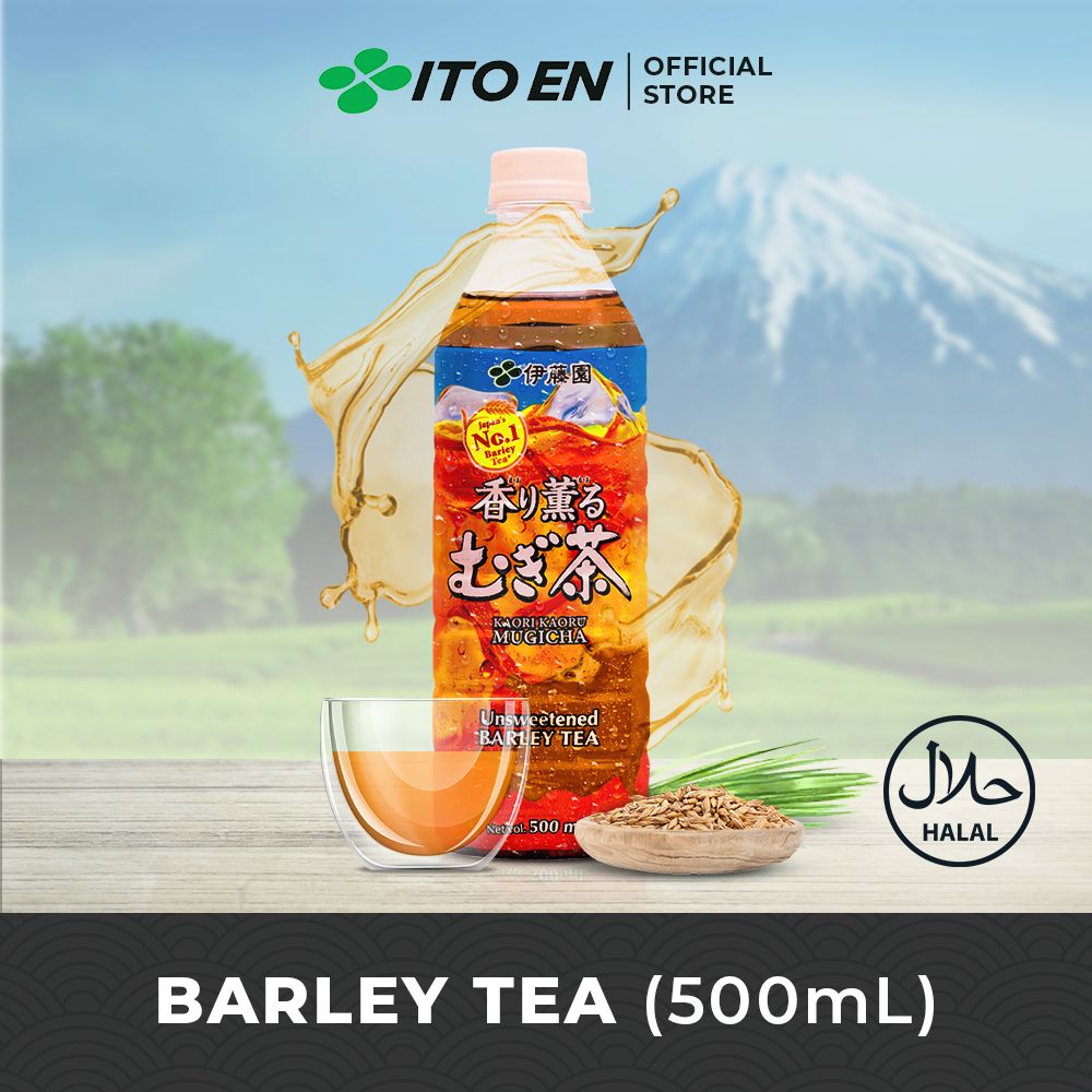 ITO EN Barley Tea No Sugar 500ml - Teh Keluarga 0 Kafein - 1