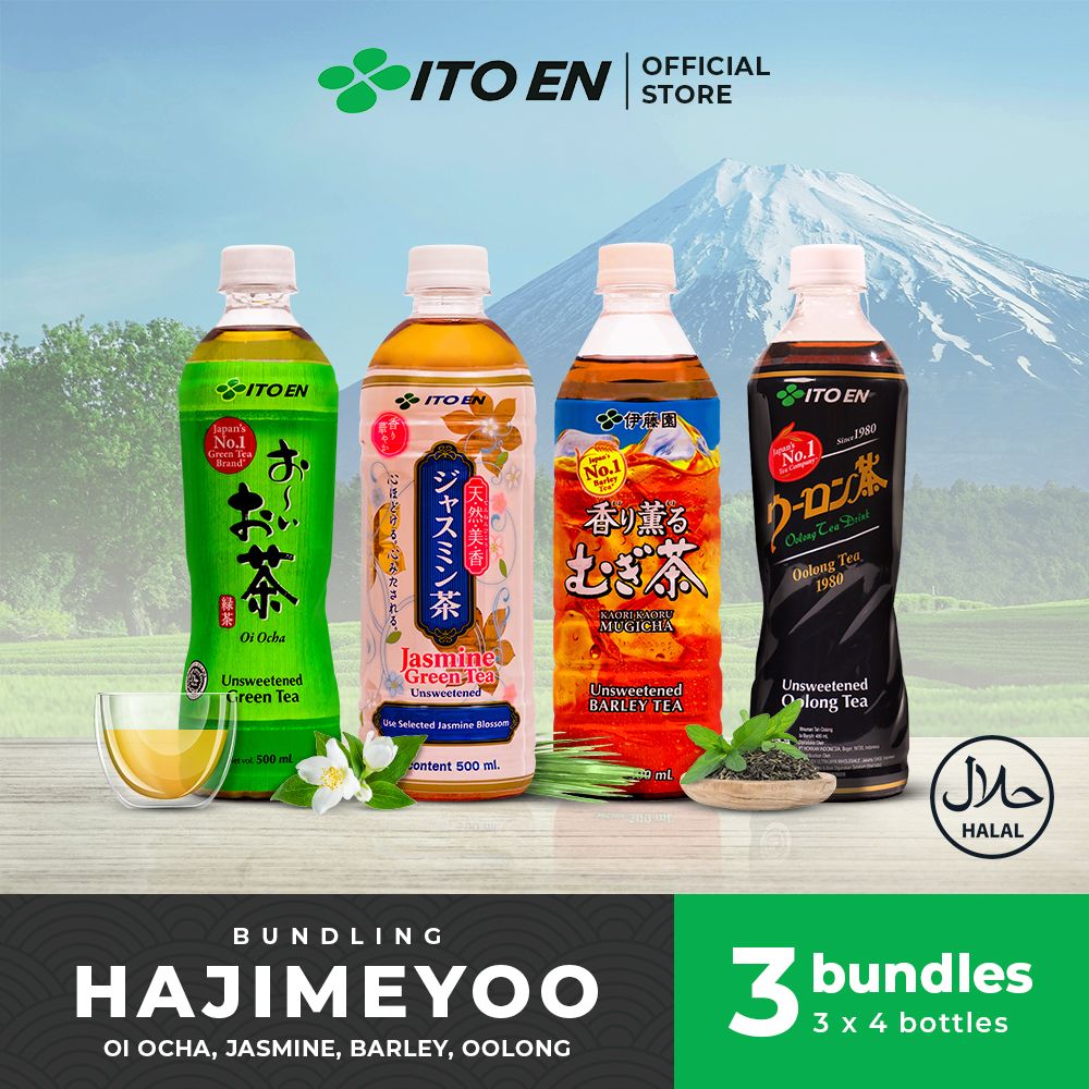 ITO EN Paket Minuman Sehat No Sugar isi 3 pcs - 4 Varian Rasa - 1