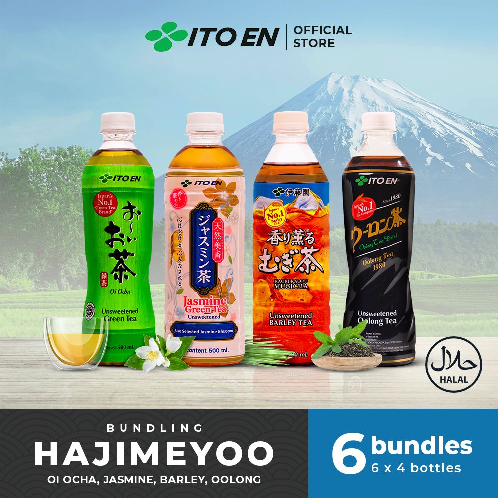 ITO EN Paket Minuman Sehat No Sugar isi 6 pcs - 4 Varian Rasa - 1