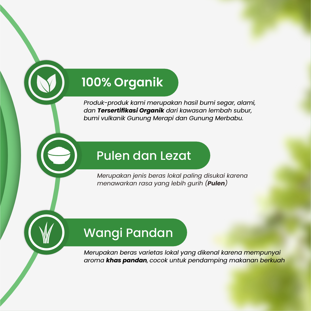 Beras Organik Menthik Wangi Super Premium - WellFarm - 2