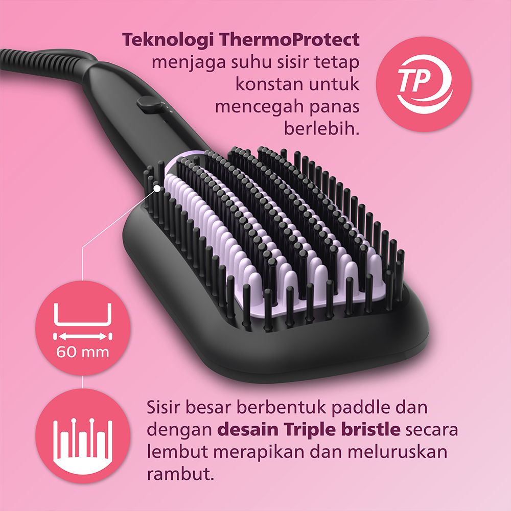 Philips Beauty Set - Hair Dryer BHD308/10 + Straightening BHH880/00 - 2