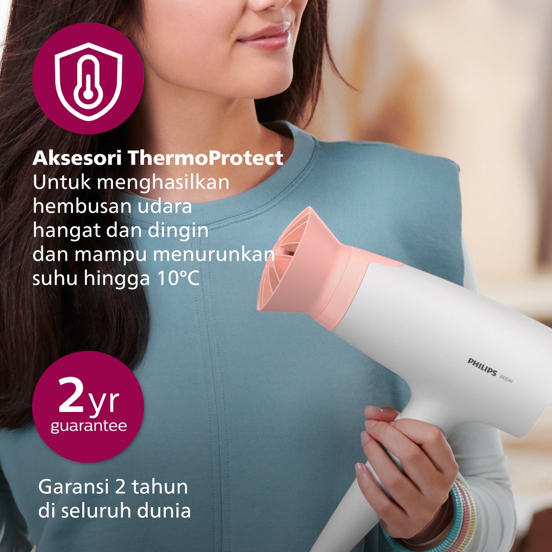 Philips Couple Set- Hair Dryer BHD300/10 + Bodygroomer BG1024/16 - 4