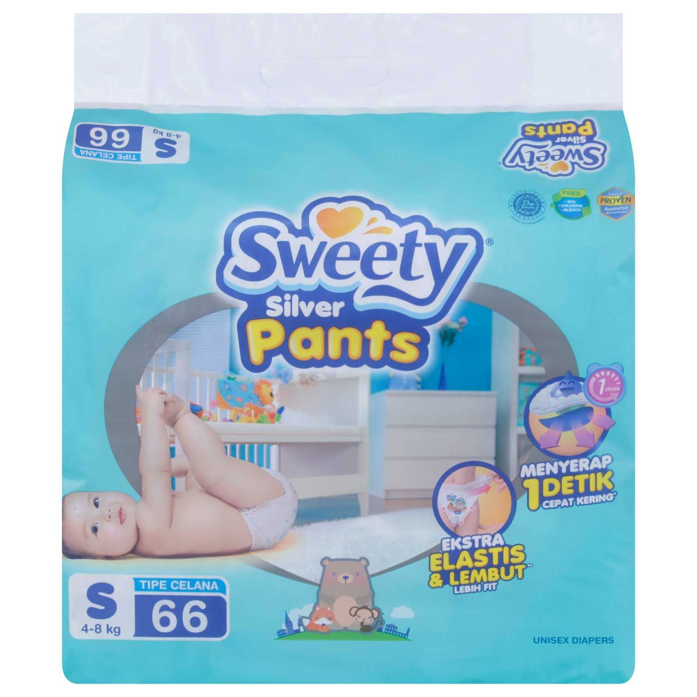 Sweety Silver Pants S 66's - 1