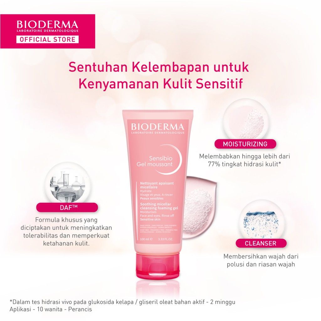 Bioderma Sensibio Double Cleansing Pack Mini Size - 3