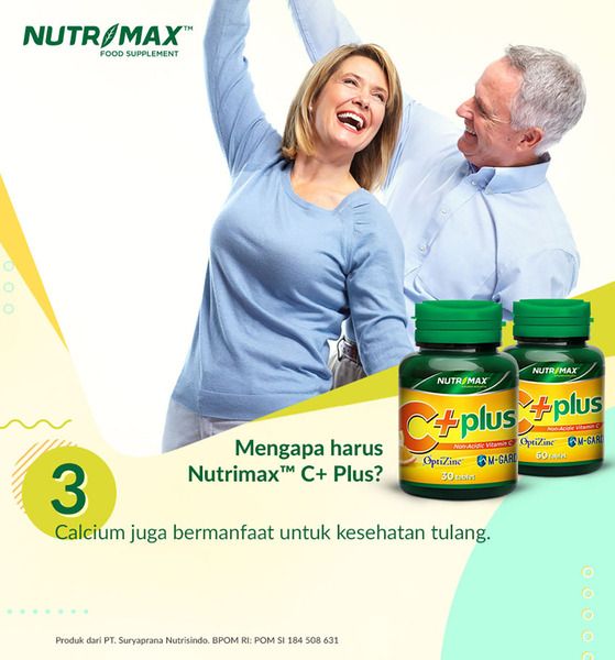 Nutrimax C+ Plus - Vitamin Vit C Imunitas Daya Tahan Tubuh Antioksidan Kesehatan Kulit Flu batuk - 5