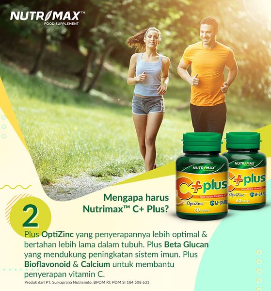 Nutrimax C+ Plus - Vitamin Vit C Imunitas Daya Tahan Tubuh Antioksidan Kesehatan Kulit Flu batuk - 4