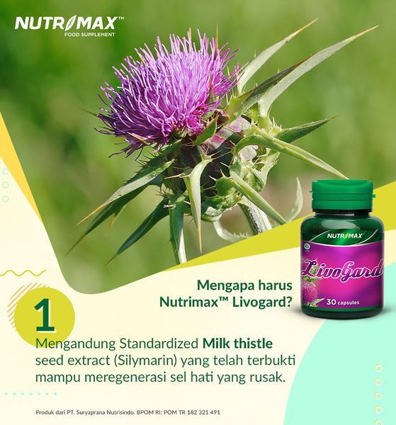 Nutrimax Livogard 30 Kapsul (Liver Care) Detox Fungsi Hati Liver SGOT SGPT Antioksidan Glutation - 4