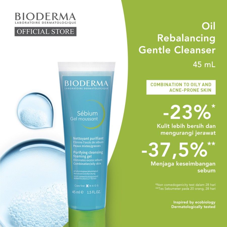 Bioderma Sebium Gel Moussant 45 ml - 1
