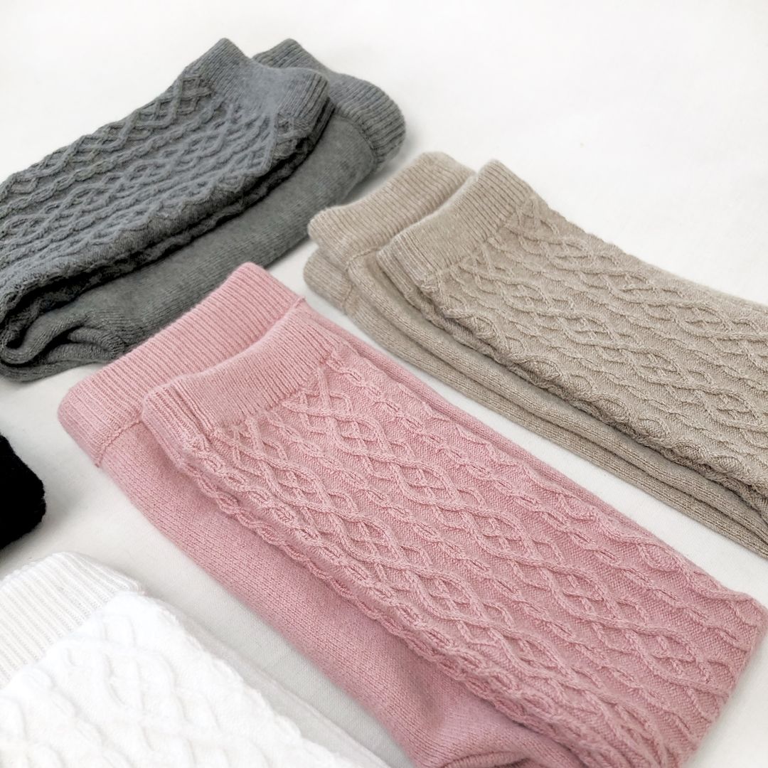 Tamagoo Celana Panjang Legging Bayi/ Anak Knitted Cable White Motif Series PREMIUM COTTON - 3