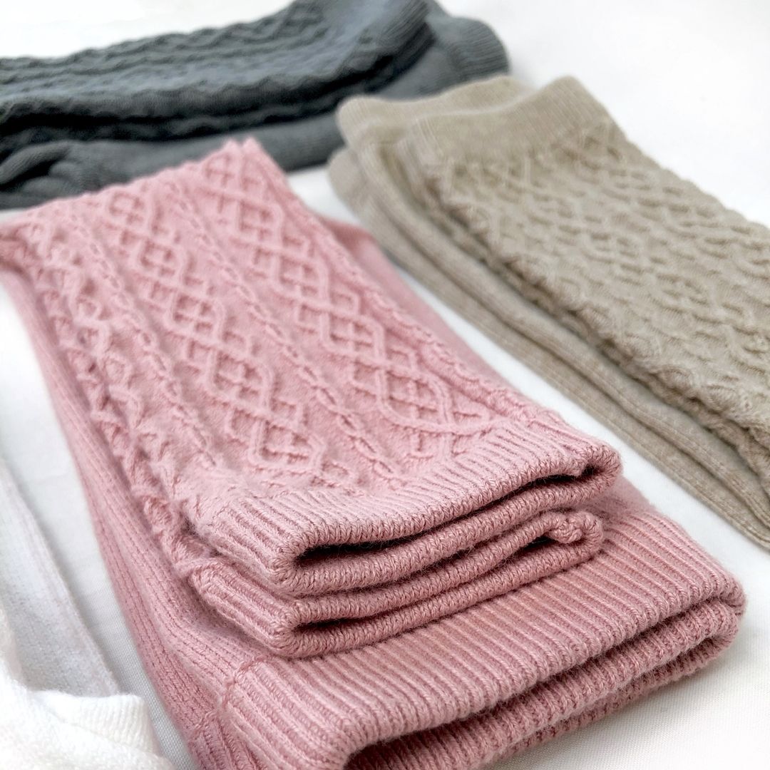 Tamagoo Celana Panjang Legging Bayi/ Anak Knitted Cable White Motif Series PREMIUM COTTON - 5