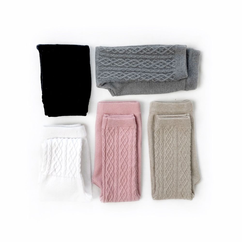 Tamagoo Celana Panjang Legging Bayi/ Anak Knitted Cable White Motif Series PREMIUM COTTON - 4