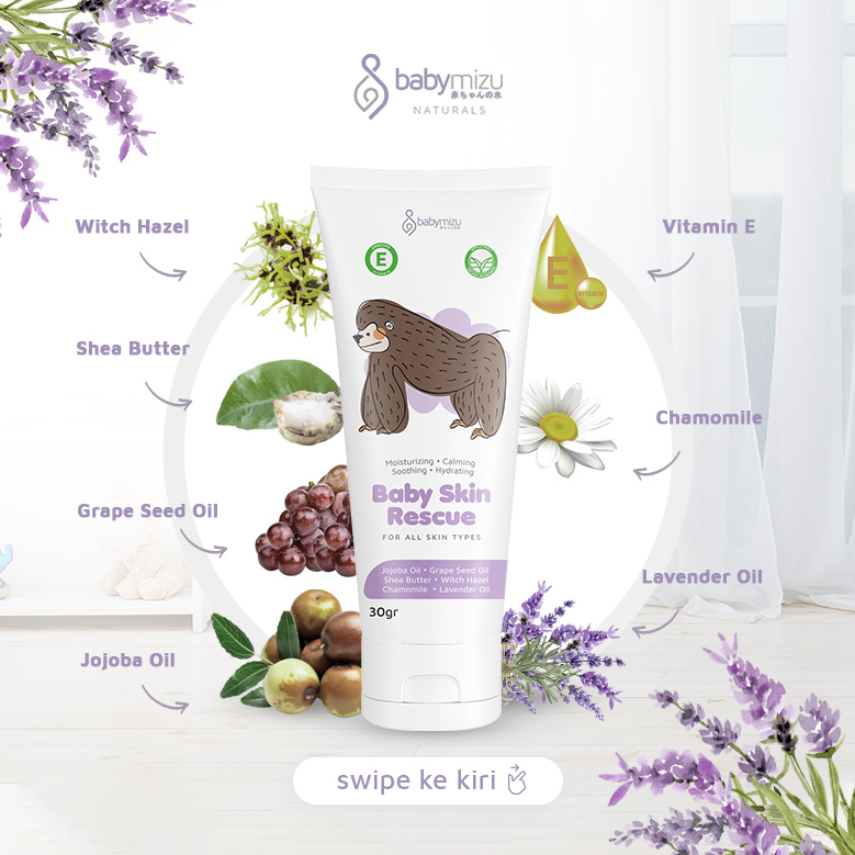 BABYMIZU Skin Rescue Complete Package - Baby Skin Rescue + Bubble Time + Baby Sanitizer - 2