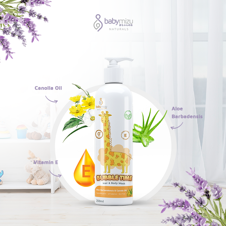 BABYMIZU Skin Rescue Complete Package - Baby Skin Rescue + Bubble Time + Baby Sanitizer - 3