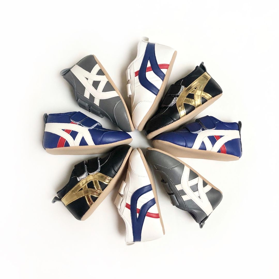 Sepatu Bayi Prewalker Tamagoo - Tora Grey Sporty & Trendy - 5