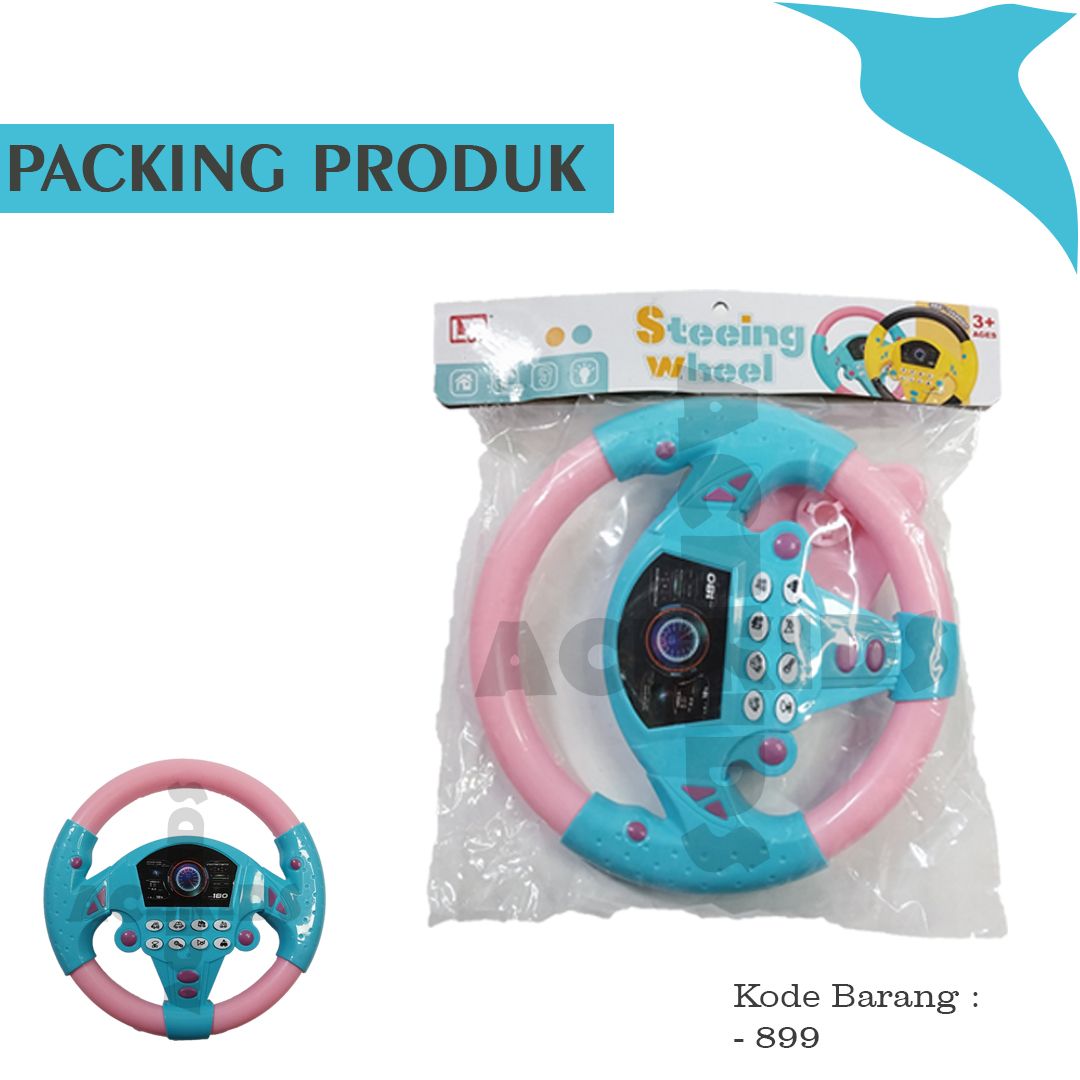 Acekids Mainan Anak Stir Mobil Suara Murah Original - 899 - 3
