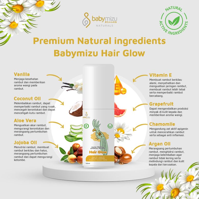BABYMIZU Hair Glow - Glowing. Smoothing. Conditioning & Nourishing (Hair Lotion Spray) - 2
