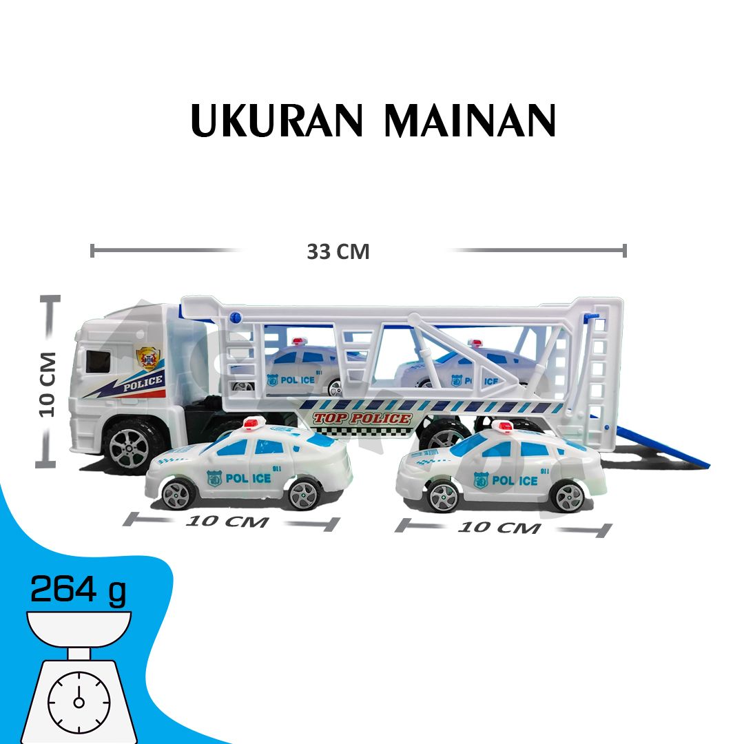 Acekids Mainan Truk Kontener Container Super Truck Carrier Murah Original - 2016 - 3