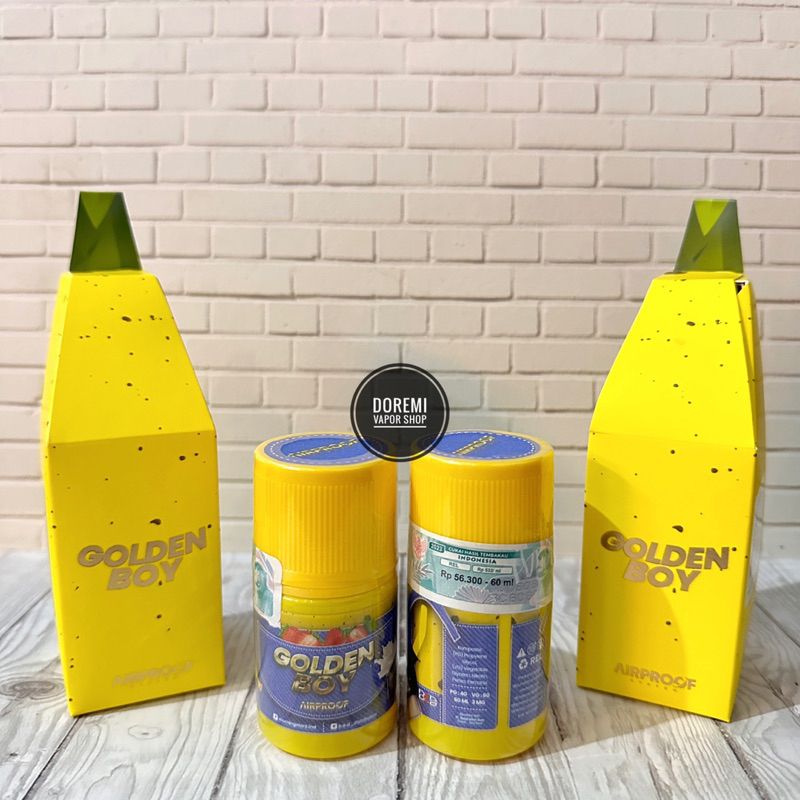 GOLDEN BOY BANANA STRAWBERRY MILK 60ML - 4