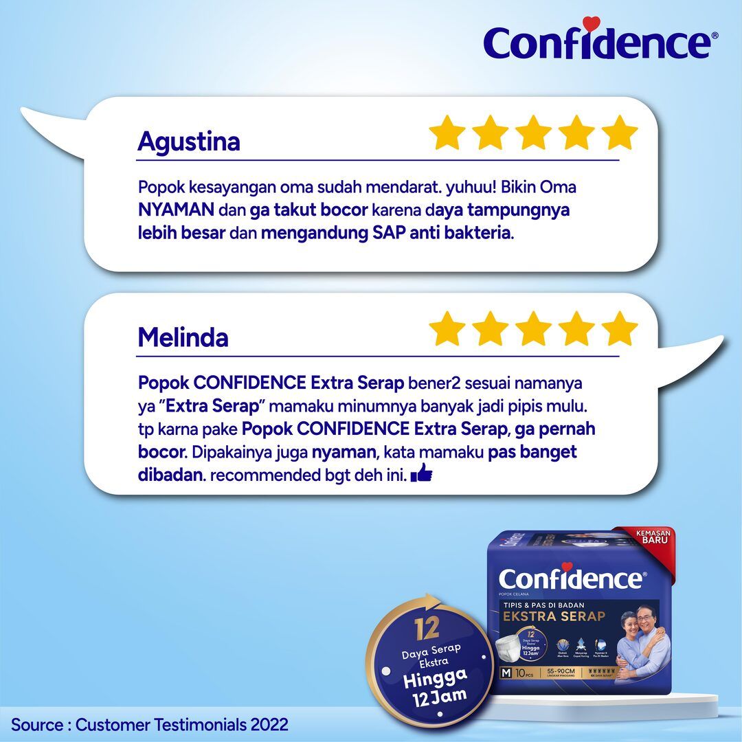Confidence Popok Dewasa Celana Ekstra Serap XL 6 - 4