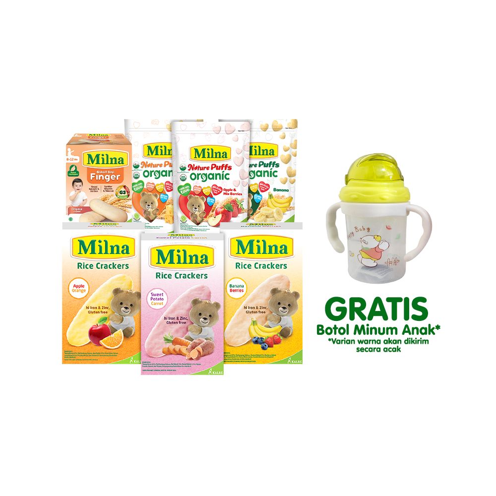 Bundle Snack Milna 8+ Free Botol Minum Anak - 2