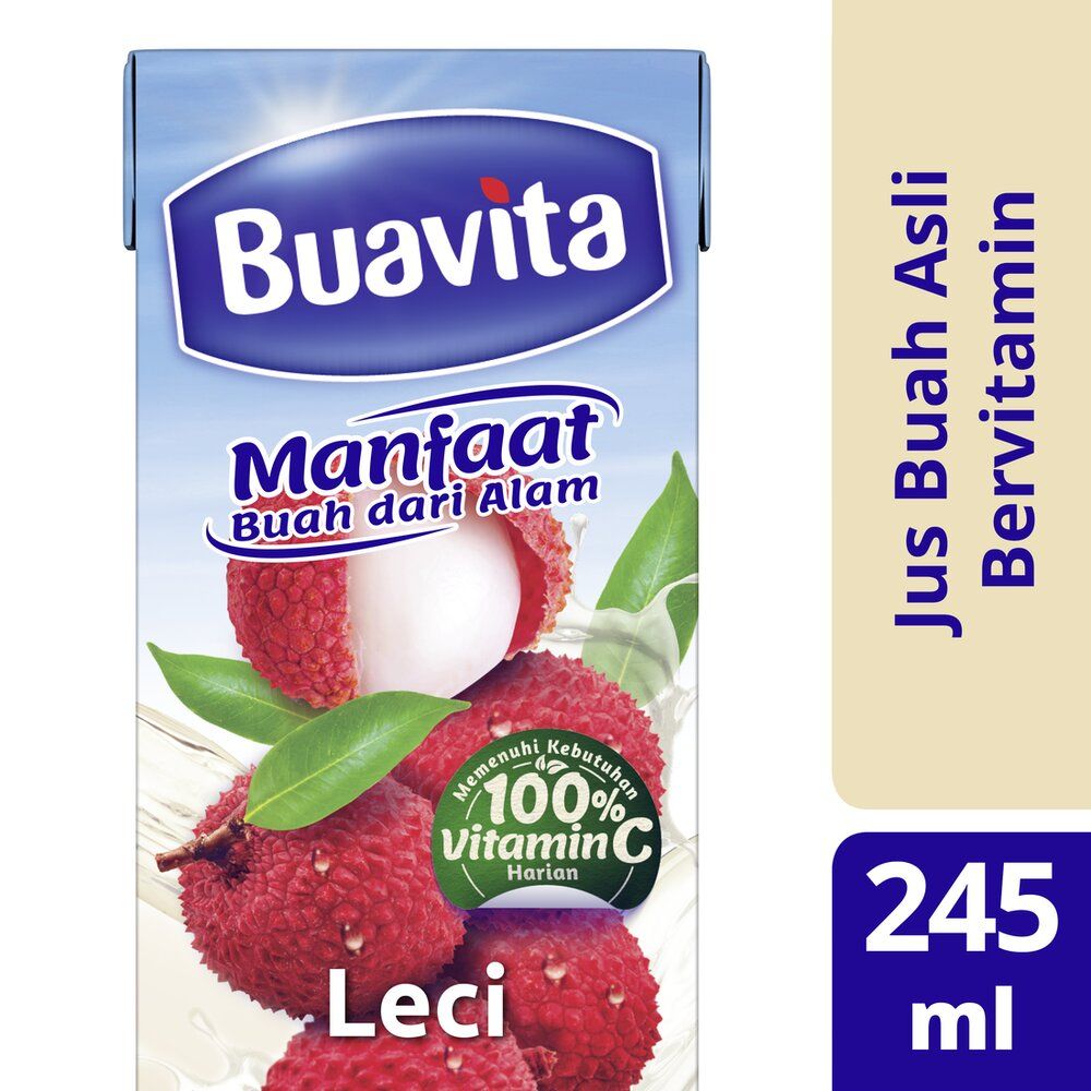 Buavita Lychee 250Ml - 1 Karton - 1