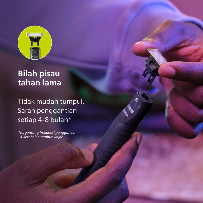 Philips Refill Oneblade QP210/51 Hybrid Blister Blade 1 Pack - 3