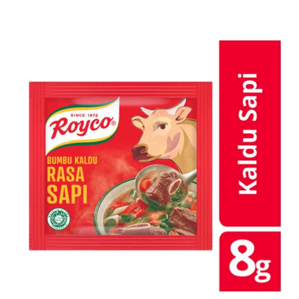Royco Bumbu Kaldu Sapi 9G - 1 Karton - 1