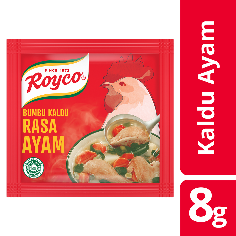 Royco Bumbu Kaldu Ayam 8G - 1 Karton - 1