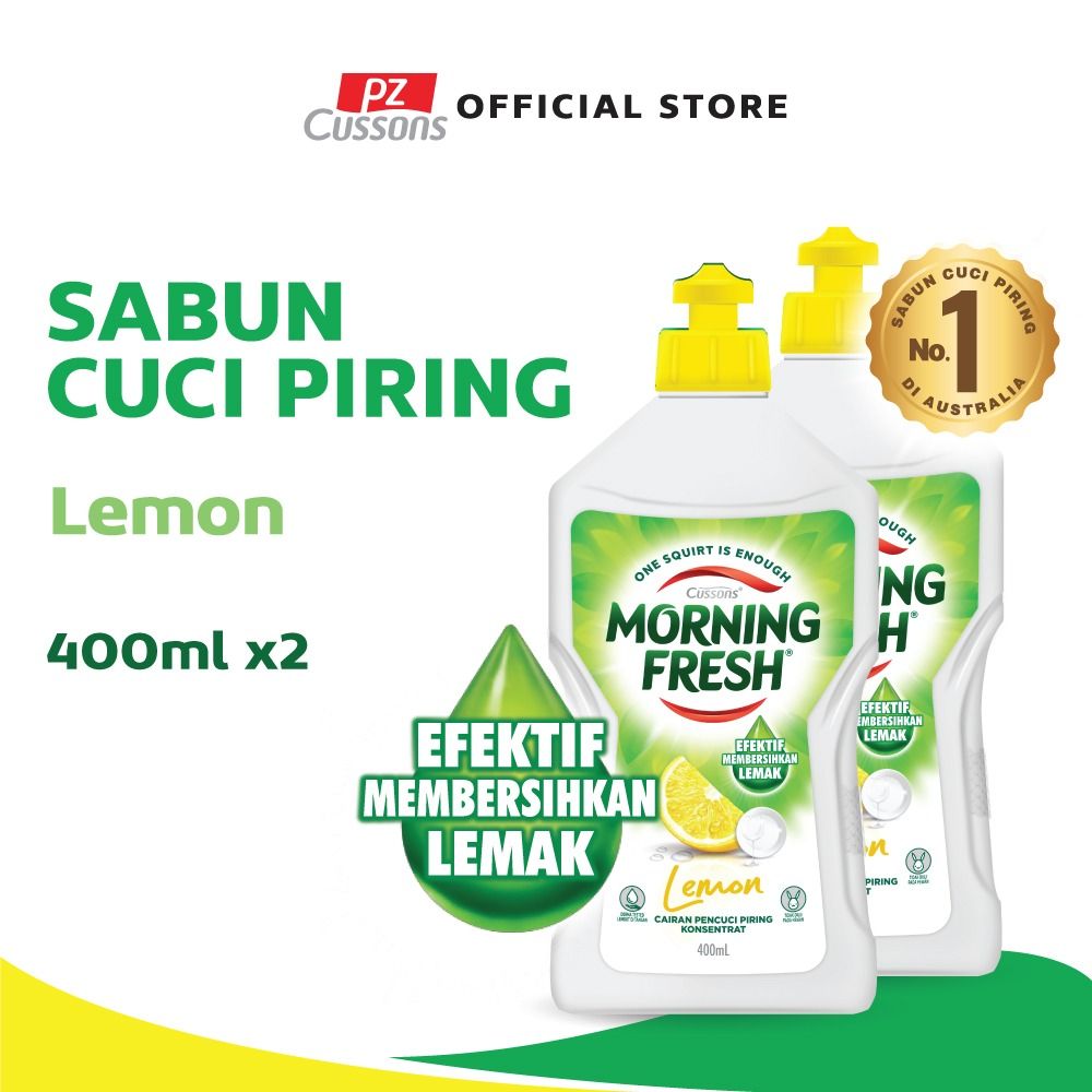 Beli 1 Gratis 1 - Morning Fresh Lemon 400ml Bottle - 1