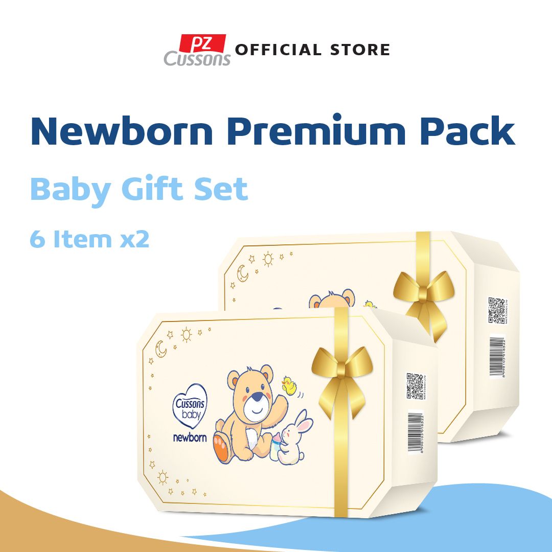 Cussons Baby Newborn Premium Gift Box - Gift Set - Paket Hadiah Bayi X2 - 1