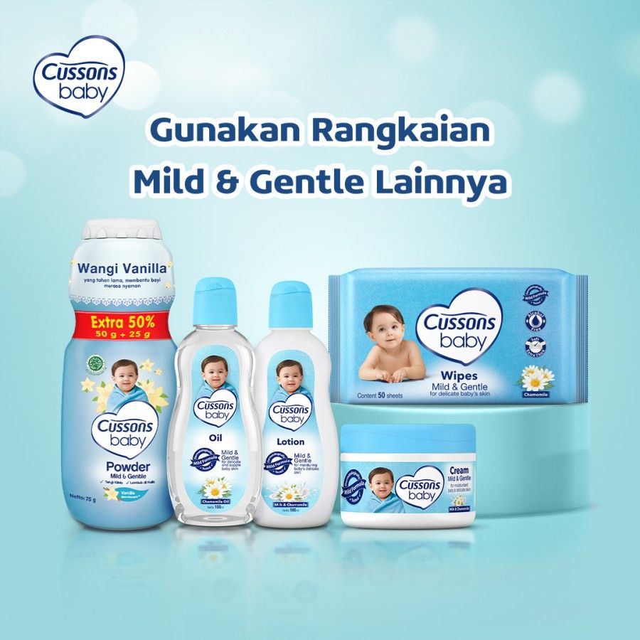 Cussons Baby Hair & Body Wash Mild & Gentle 100ml X2 - 5