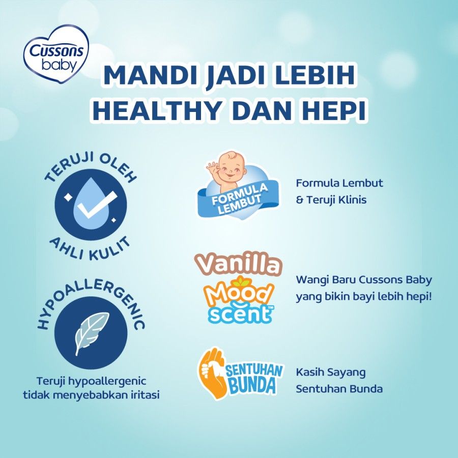 Cussons Baby Hair & Body Wash Mild & Gentle 100ml X2 - 2