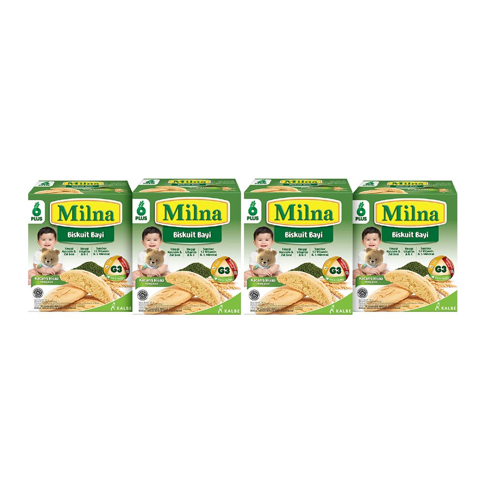 Bundle 4 Milna Biskuit Bayi Kacang Hijau - 2