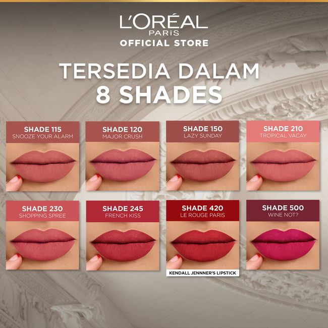 L'Oreal Paris Le Matte Resistance Lipstick - 210 Pink - 4